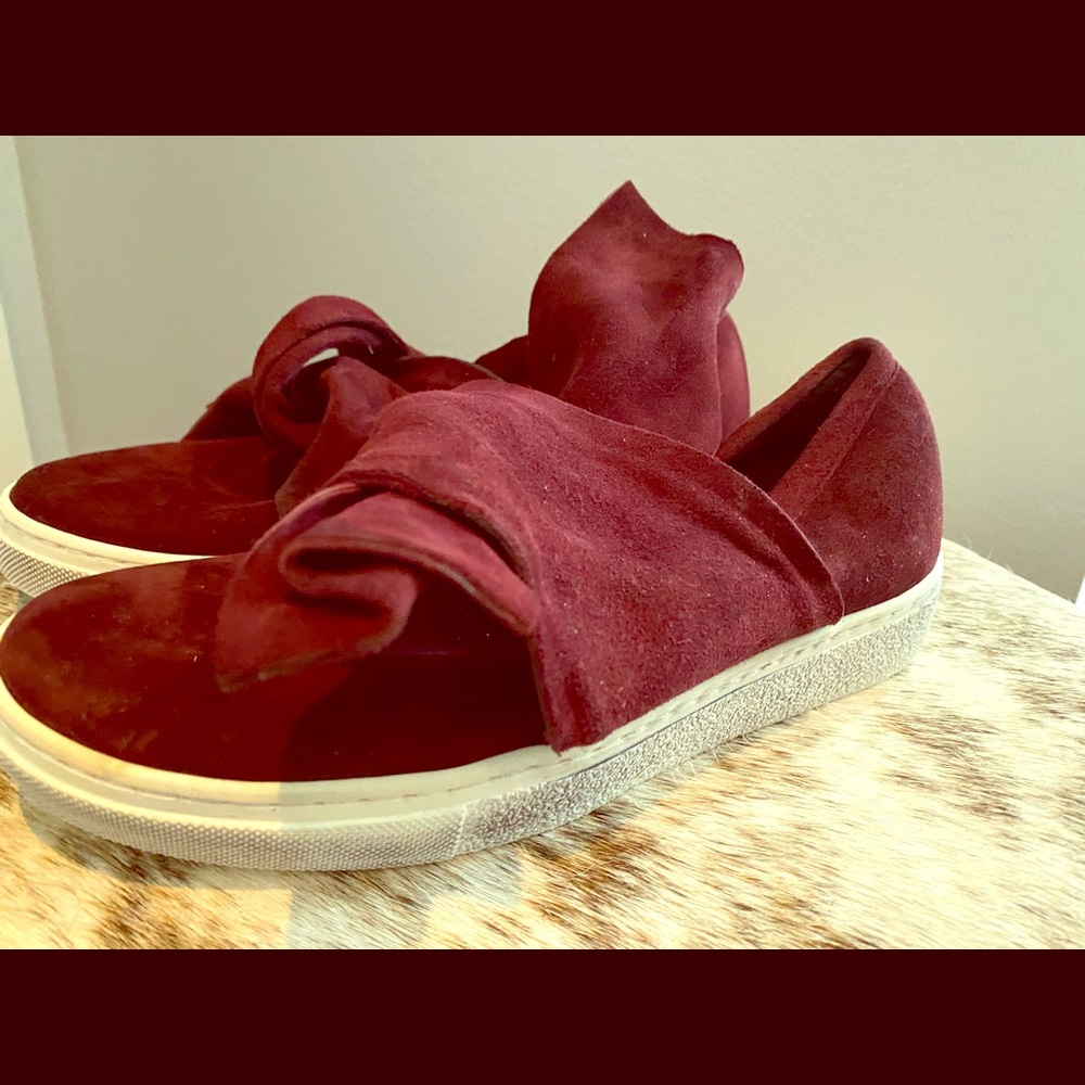 Baciami 9678 Maroon suede sneaker 6.5